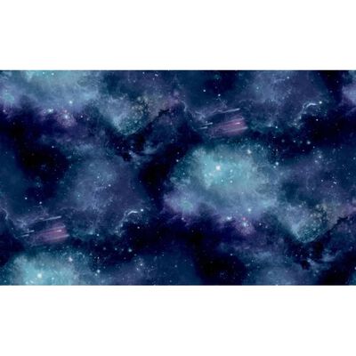 Noordwand Tapet "Good Vibes Galaxy with Stars", negru și violet