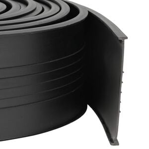 vidaXL Etanșare pentru Ușa Garajului Negru 70 x 6 mm 4,5 m PVC