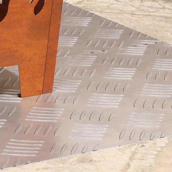 vidaXL Trepte Dreptunghiular 2 pcs Argintiu 90 x 40 cm Aluminiu