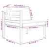 vidaXL Set mobilier de grădină cu perne, 5 piese, antracit, aluminiu