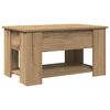 vidaXL Masuta de cafea Artisan Stejar 79x49x41 cm Lemn prelucrat