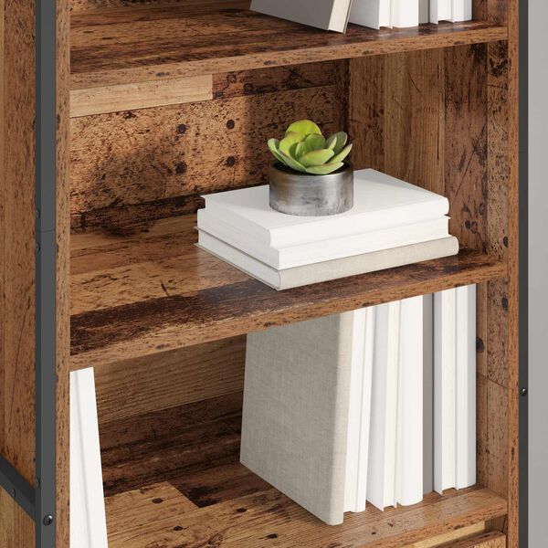 vidaXL Dulapuri &Icirc;nalte 2 pcs Lemn Vechi 60 x 36 x 200 cm Lemn compozit