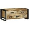 vidaXL Masă de cafea Maro 90 x 50 x 38 cm Lemn de mango solid
