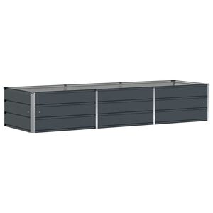 vidaXL Jardinieră Antracit 240 x 80 x 45 cm Oțel