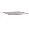 vidaXL Copertină retractabilă Gri deschis 450 &times; 300 cm