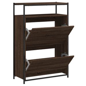 vidaXL Pantofar, stejar maro, 75x34x112 cm, lemn compozit