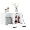 vidaXL Dulap de perete, alb, 60x36,5x35 cm, lemn prelucrat