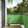 vidaXL Paravan de balcon cu aspect de plantă, verde, 500x120 cm, PVC