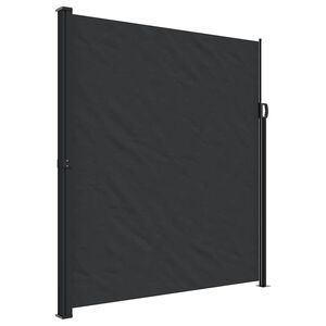 vidaXL Copertina laterală retractabilă, negru, 220x500 cm