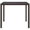 vidaXL Masă de grădină pentru dining Maro 90 x 90 x 75 cm Rattan poli