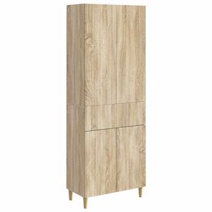 vidaXL Set de Dulapuri 2 buc. Stejar Sonoma Lemn prelucrat