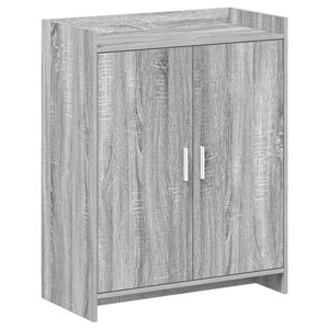 vidaXL Dulap pentru pantofi cu depozitare Sonoma gri 73,5 x 36 x 92 cm