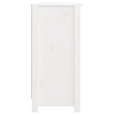 vidaXL Servantă, alb, 100x35x74 cm, lemn masiv de pin