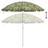 vidaXL Parasol de Plajă Camuflaj 161 x 193 cm Poliester
