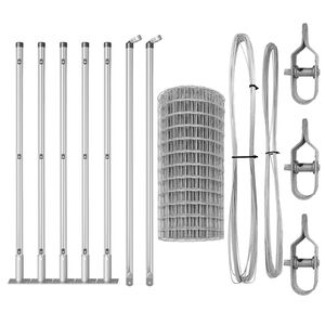 vidaXL Gard cu St&acirc;lp Argintiu 0,4 x 10 m Oțel