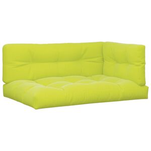 vidaXL Perne de paleți, 7 buc., verde deschis, material textil