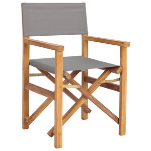 vidaXL Scaun de sufragerie Maro și gri deschis 56 x 54 x 87 cm