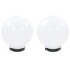 vidaXL Lămpi bol cu LED 2 buc, sferice, 20 cm, PMMA