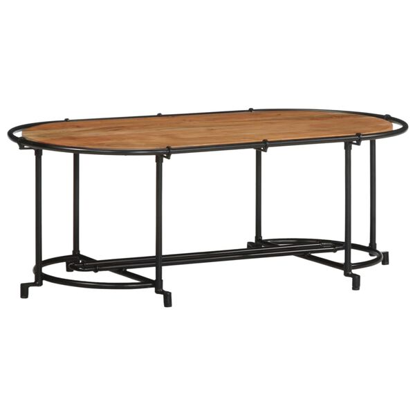 vidaXL Măsuță de cafea, 110x55x40 cm, lemn masiv acacia