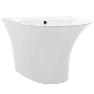 vidaXL Chiuvetă Alb 47 x 45 x 37 cm Ceramică Smălțuită