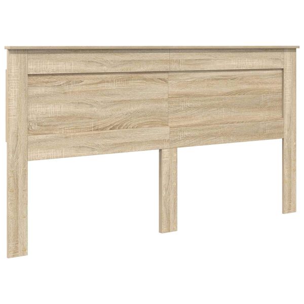vidaXL Tăblie cap cu headboard Stejar Sonoma 180 cm Lemn compozit