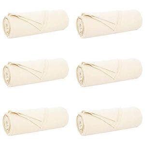 vidaXL Pături de aruncat 6 buc. Crem 210 x 140 cm 2.48 kg Molton