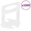 vidaXL Cleme de nivelare a plăcilor 1000 buc 1 mm