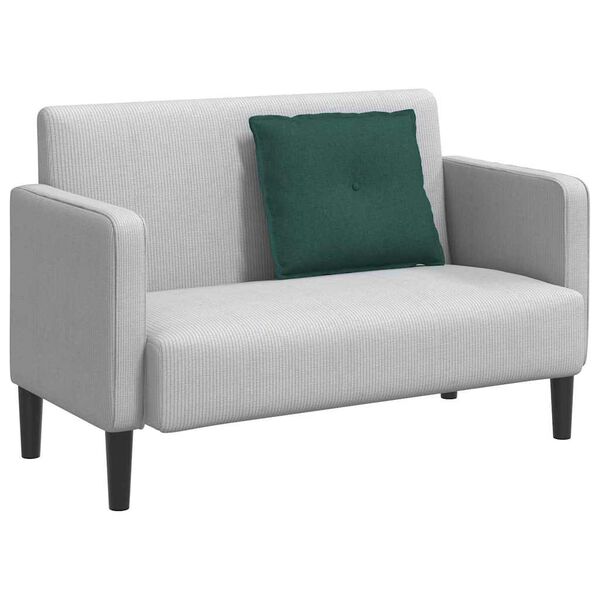 vidaXL Perna pentru spate Verde &icirc;nchis 60 x 19 x 50 cm țesătură