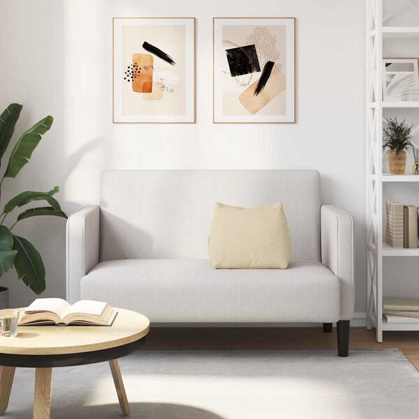 vidaXL Perna pentru spate Crem 45 x 20 x 35 cm țesătură