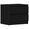 vidaXL Dulap de noapte Stejar Negru 50 x 40 x 43,5 cm Lemn prelucrat