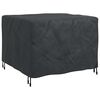 vidaXL Husă pentru mobilă Simplu Negru 113 x 113 x 73 cm 420D