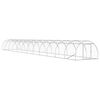 vidaXL Căsuță pentru pui Argintiu 1200 x 150 x 100 cm Oțel Galvanizat