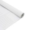 vidaXL Folii fereastra, mată, alb, PVC