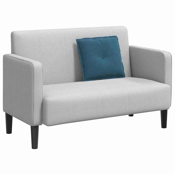 vidaXL Perna pentru spate albastru 50 x 45 cm Țesătură din corduroy