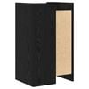 vidaXL Bufet Stejar Negru 45 x 35 x 75 cm