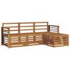 vidaXL Seturi de canapele 4 pcs natural Lemn Solid de Acacia