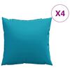 vidaXL Perne canapea 4 buc. albastru 50x50 cm material textil