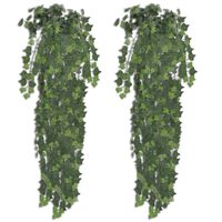 Tufiș de iederă artificială, 2 buc., verde, 90 cm