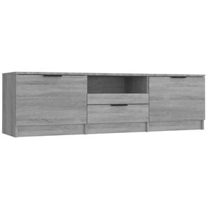 vidaXL Comodă TV, sonoma gri, 140x35x40 cm, lemn prelucrat