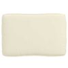 vidaXL Set de perne pentru palet 3 pcs Crem Material Oxford