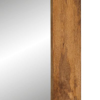vidaXL Oglindă, 70x50 cm, lemn masiv de mango și sticlă