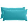 vidaXL Husă pentru pernă 2 pcs HEERLEN Turcoaz 40 x 70 cm Poliester