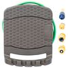 vidaXL Tambur de furtun montat pe perete, cu furtun, maro, plastic