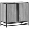 vidaXL Dulap pentru chiuvetă de baie gri Sonoma 65x33x60 cm lemn