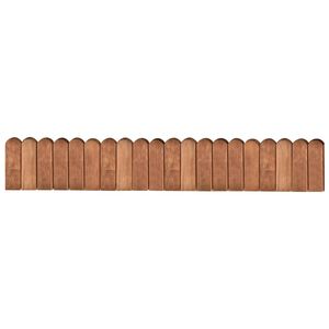 vidaXL Rolă de bordură, maro, 120 cm, lemn de pin tratat