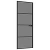 vidaXL Ușă de interior 76 x 201,5 cm Sticlă Temperată și Aluminiu