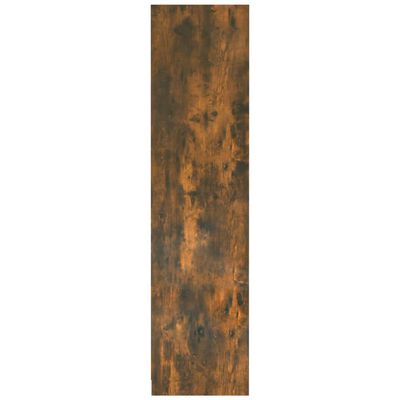 vidaXL Șifonier, stejar fumuriu, 100x50x200 cm, lemn prelucrat