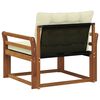 vidaXL Set de canapele de exterior Lemn solid de Acacia și Textilene