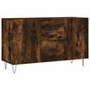 vidaXL Dulap, stejar fumuriu, 100x36x60 cm, lemn compozit