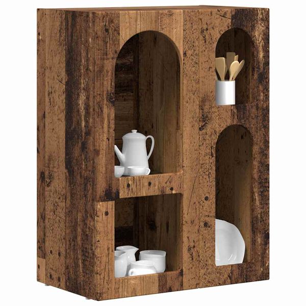 vidaXL Bufet Lemn vechi 59 x 35 x 80.5 cm Lemn compozit